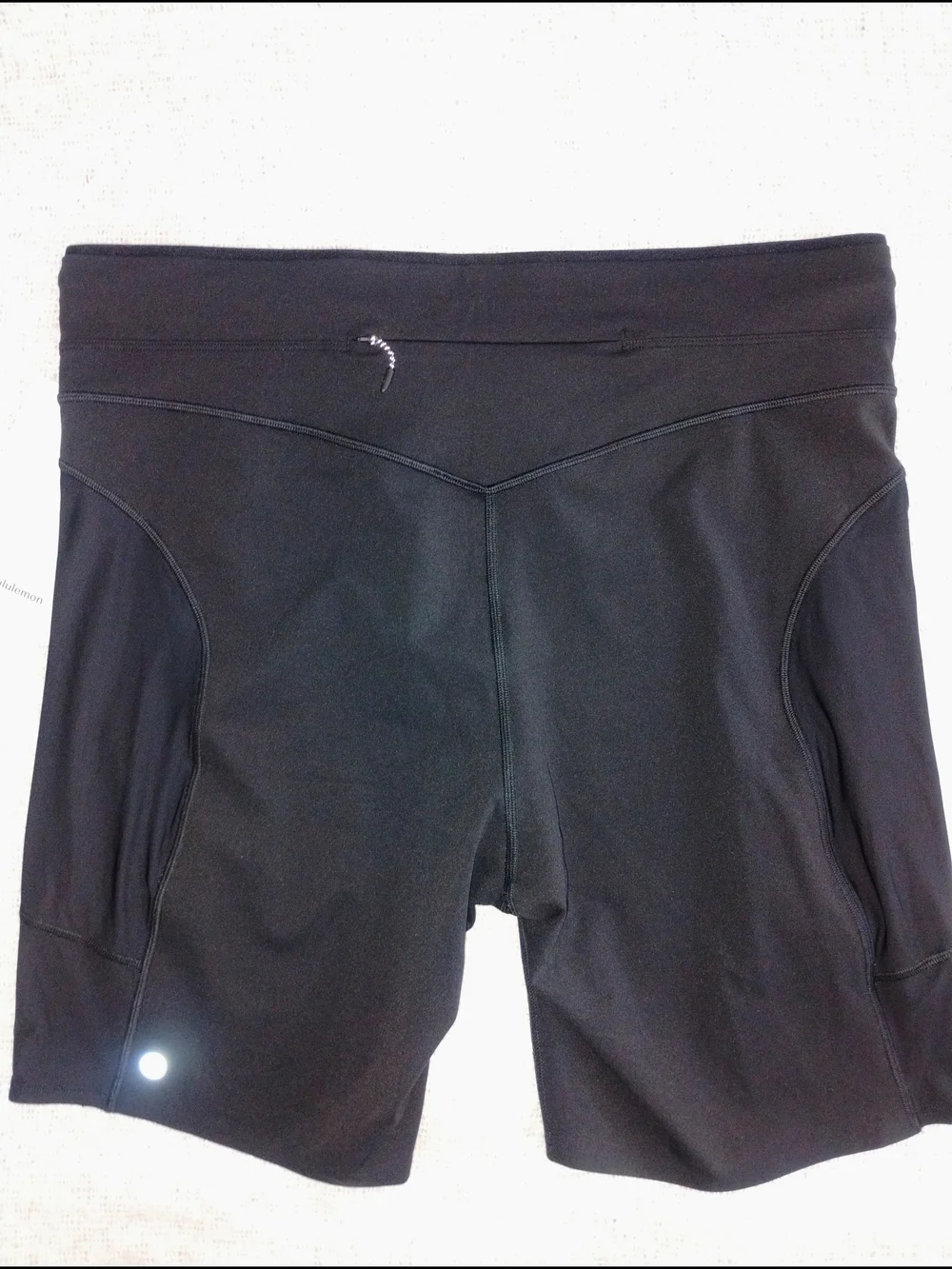 lululemon athletica Black High-Rise Bike Shorts with Zip Pocket